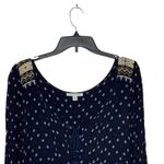 American Eagle  Dress Size Small Boho Navy‎ White Red Pattern Womens Viscose Photo 1