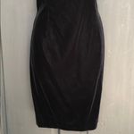 Jessica McClintock Vintage  Black Velvet Dress with Pearls Photo 2