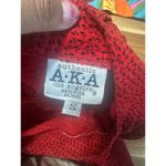 A.K.A Red Black Sleeveless Maxi Dress Vintage Photo 5