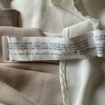 ZARA  Beige Tan Flutter Flowy Keyhole Closure Flowy Women’s Blouse SZ XS #1692 Photo 9