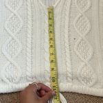 Aeropostale  Ivory Knit Sweater Size Medium Photo 8