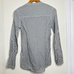 Pimkie  Striped Popover Shirt Blouse Women's Size Medium’s Size Medium Pintuck Photo 4