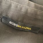 BCBGMAXAZRIA Black Button Down Stitched Top size Medium Photo 5