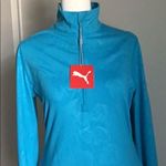Puma New Women’s Tropical Floral  Quarter Zip Athletic Activewear Golfer Pullover Photo 9