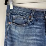 Gap Real Straight Leg Jeans Floral Embroidered Sz 6 Petite Boho Photo 5