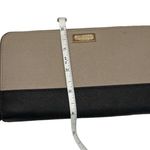 Kate Spade New York Black and Taupe Zip Around Wallet Photo 9