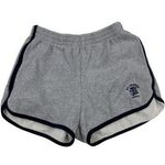 Brandy Melville - St George London Curved Hem Shorts in Gray & Navy Photo 0