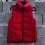 Old Navy  Red Puffer Quilted Women's Medium Photo 0
