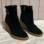 Franco Sarto NWOT Ulayna Suede Faux Fur Wedge Boots Photo 1