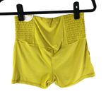 Aerie Offline By Real Me Shortie High-Rise Womens Shorts Yellow Size L Photo 1