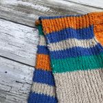 Free People Beach Marsha Striped Sweater Vest Sz XL Cropped Green Coastal Boho Photo 11