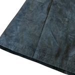 Faded Glory  Retro Vintage Y2K Genuine Leather Black Suede Skirt Size Medium Photo 6