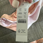 J.Crew NWT Ribbed high-rise cheeky bikini bottom style BE808 Baby Pink Size M Photo 5