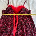 Red And Black Heart Slip Dress Size L Photo 4