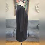 French Connection Black Arrow Crepe Pom Pom Slip Tunic Dress Photo 6