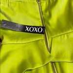 XOXO Lime Green Dress Photo 2