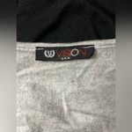 Vision USA Women’s Gray Long Sleeve Scrunched Sleeve Shirt Dress Size Small Photo 3