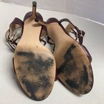 Nine West Gypsee Wine Maroon Heels Size 9 M Photo 5