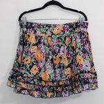 Candie's  Floral Ruffle Mini Skirt Size 11 Ruffle Flirty Mini Coquette Skirt Photo 1