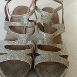 Naturalizer Silver Glitter Sparkle Dianna Heeled Sandal, size 7 @ Photo 3