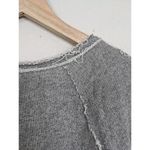 Knox Rose Lace Bell Sleeves Sweatshirt Womens Size XS Mixed Media Gray Boho Photo 5