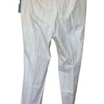 Caslon Ivory Dress Pin Striped Flared Lined Size 20W Pants Brand New With Tag Photo 1
