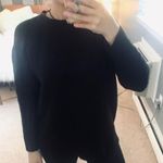 ZARA black fuzzy knit sweater Photo 0