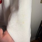 Jerzees White vintage embroidered Santa Claus crewneck sweatshirt by size large Photo 4