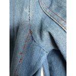 American Graffiti Womens Blazer Sz L Vintage‎ Denim Jean Jacket Shoulder Pads Blue Size L Photo 8