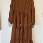 Rustty Dustty Dress Women's XL Burnt Orange Cottagecore Western Boho NWT Photo 5