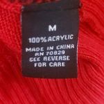 Carbon Christmas Santa Striped Red/Tan Sweater M Holiday Ugly Winter Party Cozy Red Size M Photo 8