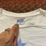 BUDWEISER BEER PATRIOTIC JUNK FOOD GRAPHIC CROP TEE White Size XS Photo 2