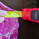 Kathleen Kirkwood Women Owen Pink & Cream Floral Design Lace Mini Dress Sz L Size L Photo 9