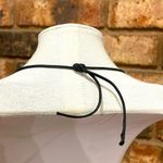 Green Jasper, bone and bronze trading beads vintage tribal necklace Blue Photo 4