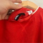 BDG  Red Linen Blend Crop Top Urban Outfitters Casual Small Photo 1