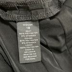 Dress Barn Collection Dress Sz 18 Black/Cream Empire Waist Sleeveless Formal Photo 6