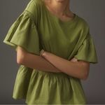 Anthropologie By Babydoll Top in Dried Herbs Photo 0