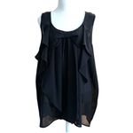 Zenobia embellished black tank top, plus size XXXL (3X) Photo 2