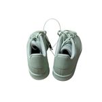 Adidas  Size 7.5 Casual Lace Up Padded Heel Advantage Sneakers Mint Green Photo 5