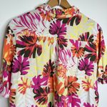 White Stag  Linen Blend Button Down Top Casual Tropical Women’s Size XXL Photo 3