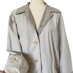 London Fog Lightweight Jacket Tan Cream Size Large Photo 6