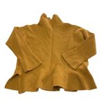 Club Monaco  Sweater Womens Small Nomin Yellow Orange Mock‎ Neck Knit Top Photo 1