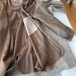 Worthington Vintage Khaki Tan Trench Coat Button In Lining and Hood Size XL Photo 11