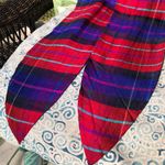 Handmade Raw Silk Scarf or Belt Plaid 80”x6” Photo 2