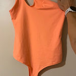 Reo Ria one shoulder Bodysuit Orange Size M Photo 0
