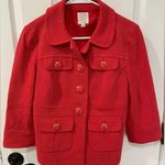 Halogen Dark Coral Red 3/4 Sleeve Thick Blazer Jacket Women’s Size M Photo 0
