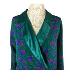 Victoria's Secret Vintage Victoria’s Secret Gold Label Floral Green Pajamas set size small * Photo 9