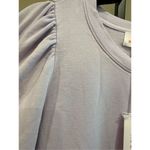 Sundry  Long Sleeve Puff Shoulder Sweatshirt in Lavender Orchid Size 1 (Small) Photo 4