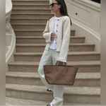 Jenni Kayne Cooper Cashmere Cardigan Warm Ivory Size Small White Photo 3