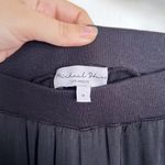 Michael Stars  • Lidia Jogger relaxed satin pants black knit soft pull-on Photo 5